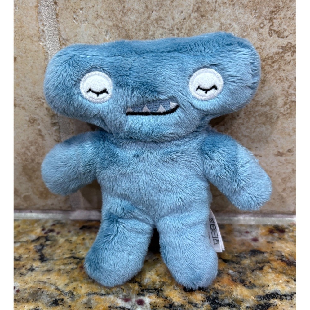 Slumberkins Mini Plush Single Hammerhead Blue Stuffed Animal 5" Preowned